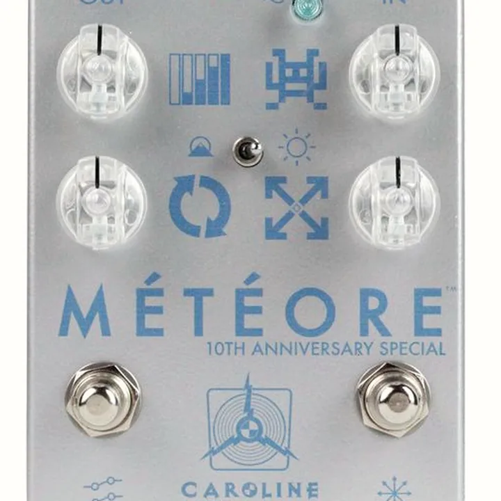 Pédale Caroline Guitar Company Météore Lo-Fi Reverb 10th Anni