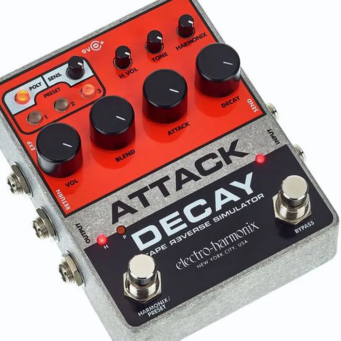 Pédale Electro Harmonix Attack Decay Tape Reverse Sim.