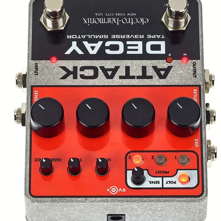 Pédale Electro Harmonix Attack Decay Tape Reverse Sim.