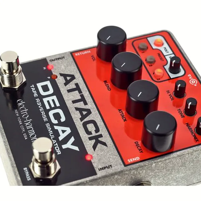 Pédale Electro Harmonix Attack Decay Tape Reverse Sim.