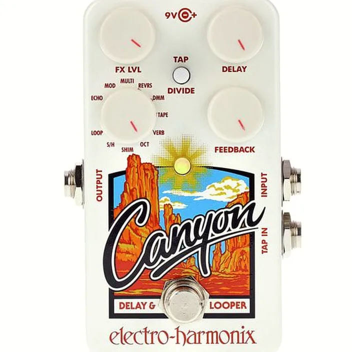 La pédale Electro Harmonix Canyon Delay & Looper Test, Comparatif, Avis