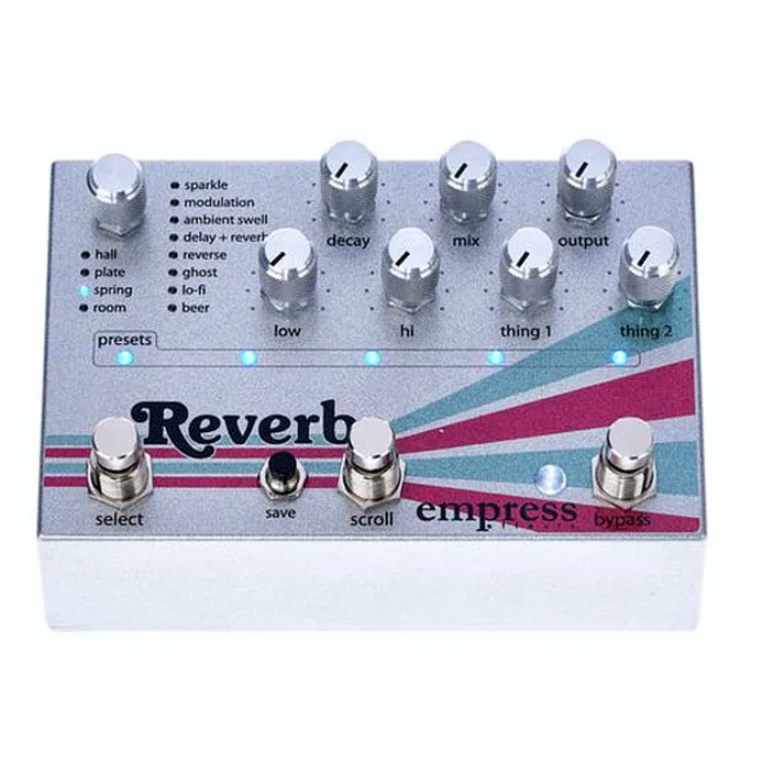 La pédale Empress Effects Reverb / Test, Avis & Comparatif