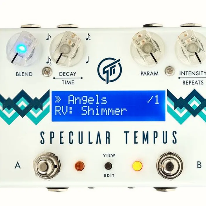 Pédale GFI System Specular Tempus Reverb & Delay , Test & Avis