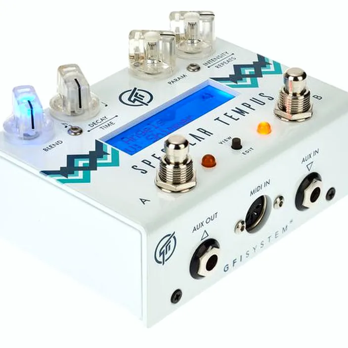 Pédale GFI System Specular Tempus Reverb & Delay , Test & Avis