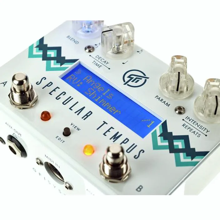 Pédale GFI System Specular Tempus Reverb & Delay , Test & Avis