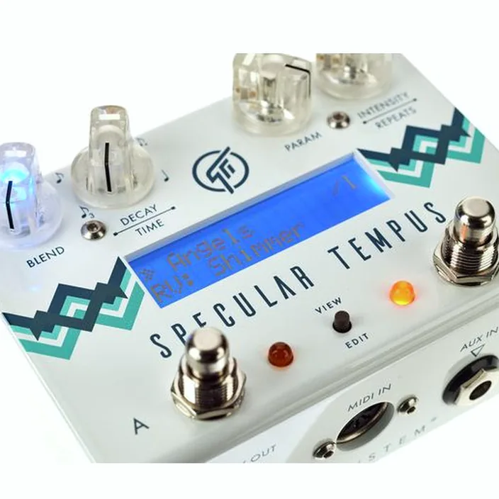 Pédale GFI System Specular Tempus Reverb & Delay , Test & Avis