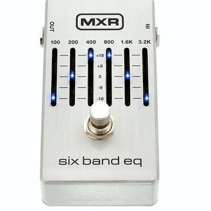 La pédale MXR 6 Band Equalizer Silver / Test & Avis
