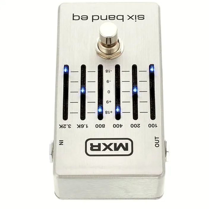 La pédale MXR 6 Band Equalizer Silver / Test & Avis