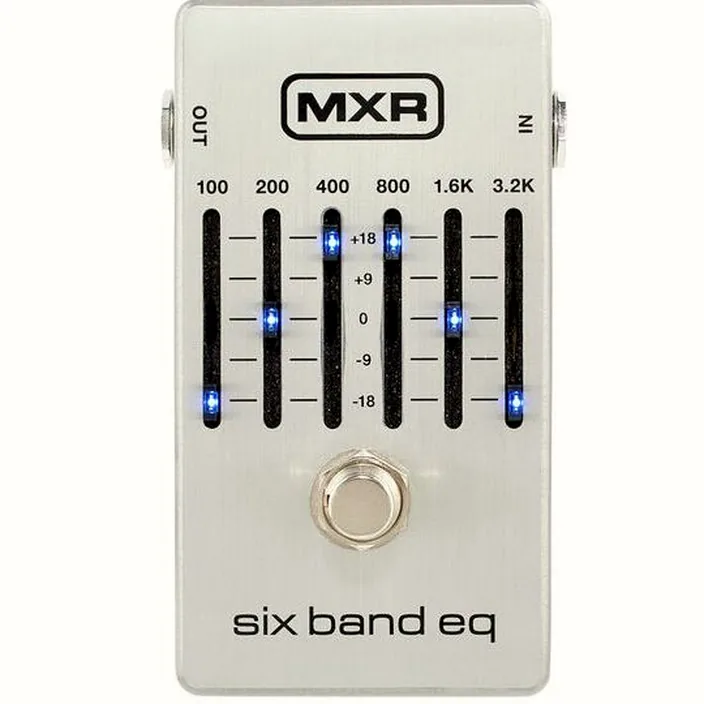 La pédale MXR 6 Band Equalizer Silver / Test & Avis