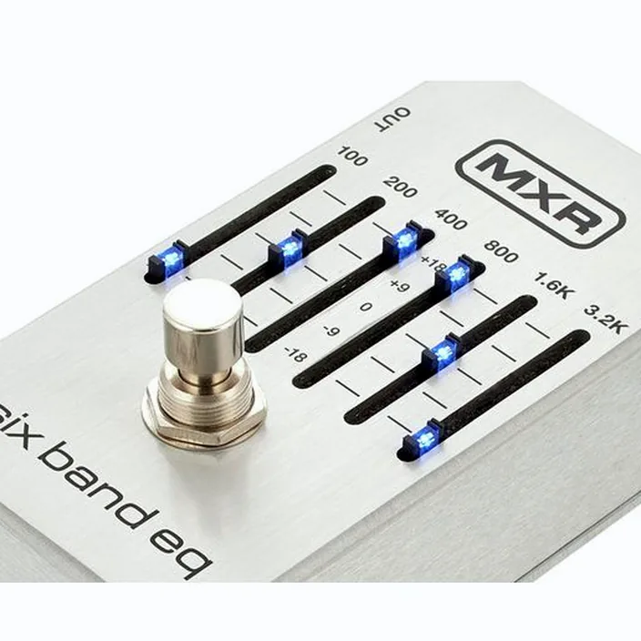 La pédale MXR 6 Band Equalizer Silver / Test & Avis