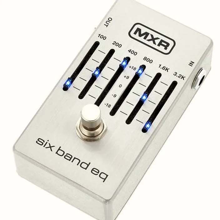 Pédale MXR 6 Band Equalizer Silver
