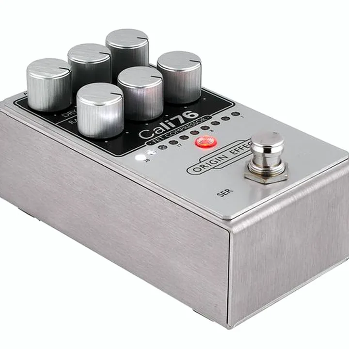 Pédale Origin Effects Cali76 V2 FET Compressor : Avis & Test