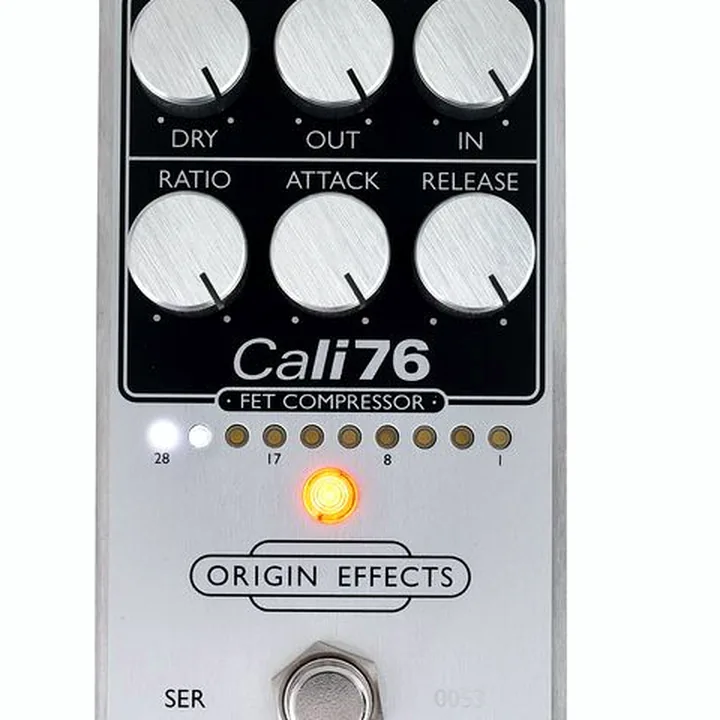 Pédale Origin Effects Cali76 V2 FET Compressor : Avis & Test
