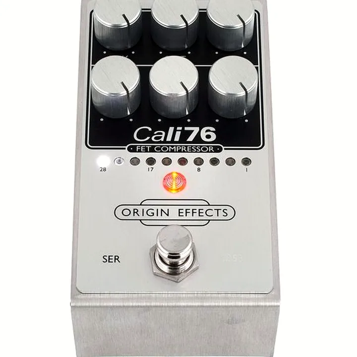 Pédale Origin Effects Cali76 V2 FET Compressor : Avis & Test