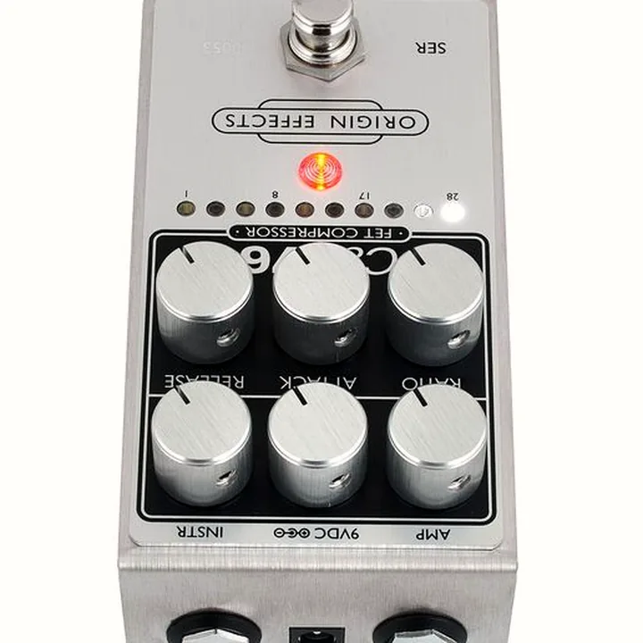 Pédale Origin Effects Cali76 V2 FET Compressor : Avis & Test