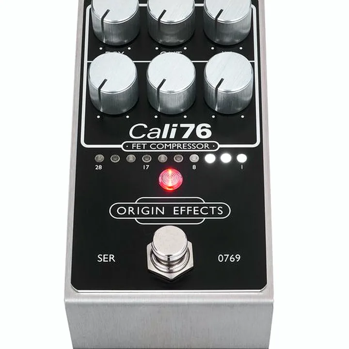 Pédale Origin Effects Cali76 V2 FET Compressor BK – Avis, Test et Comparatif