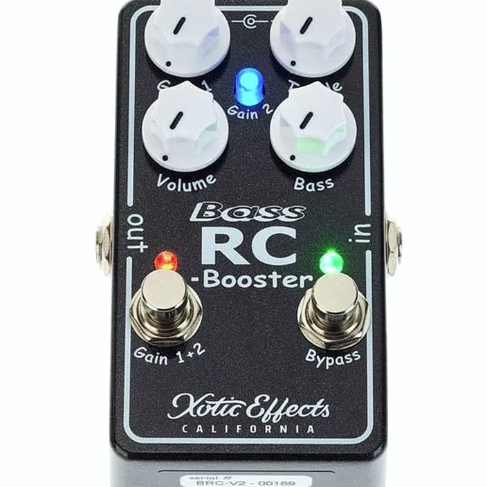 Et Test de la pédale Xotic Bass RC Booster V2