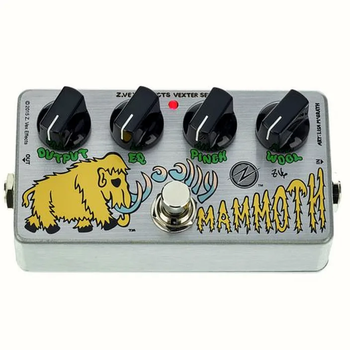 La pédale Z.Vex Woolly Mammoth Vexter Avis, Test