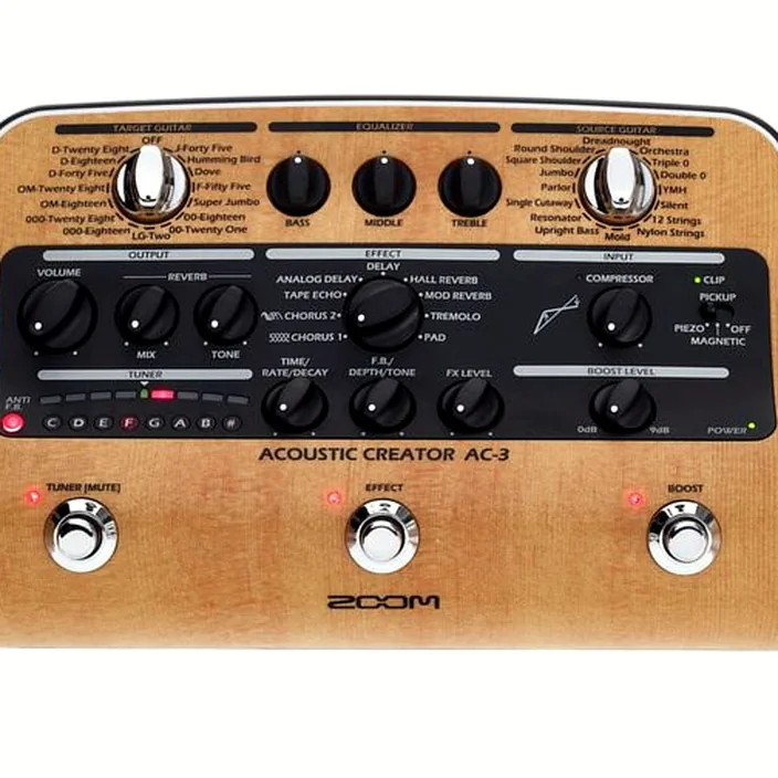 Pédale Zoom AC3 Acoustic Guitar FX , Comparatif, Avis, Test