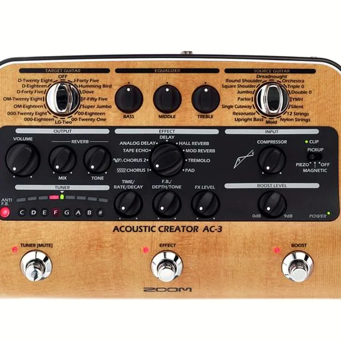 Pédale Zoom AC3 Acoustic Guitar FX , Comparatif, Avis, Test