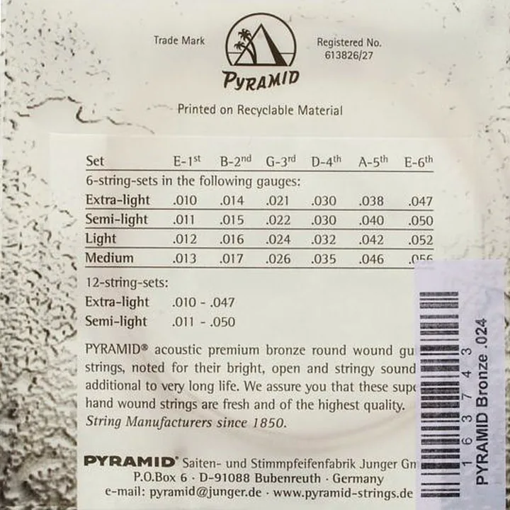 Pyramid 024 Single String / Avis, Test