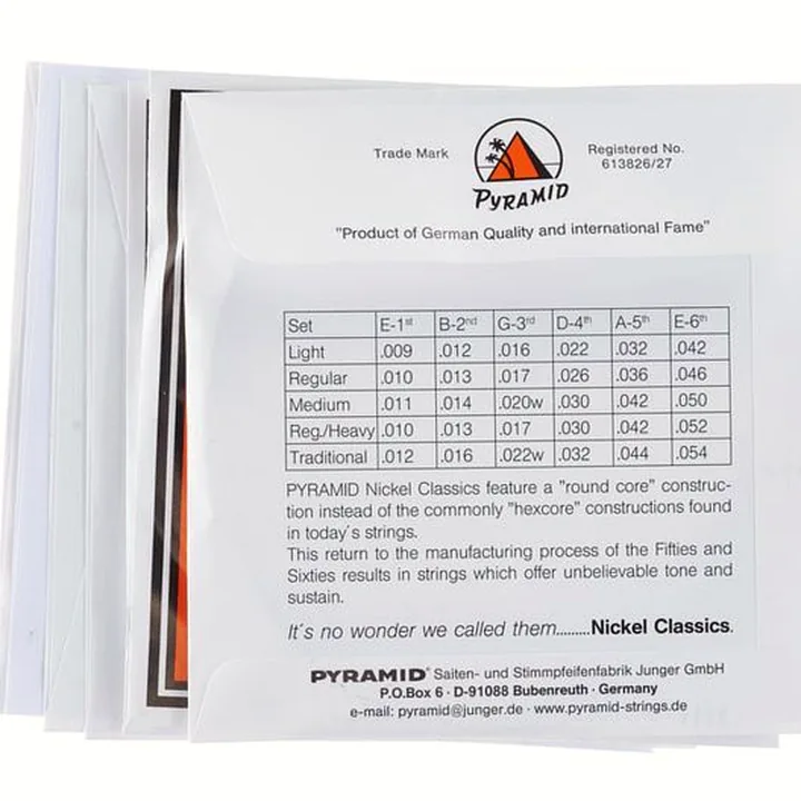Pyramid Nickel Classics Medium 011-050 – Avis, Test & Comparatif