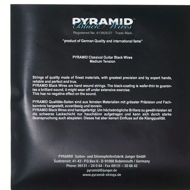 Pyramid Nylon Satz Black Wires : Avis, Comparatif & Test