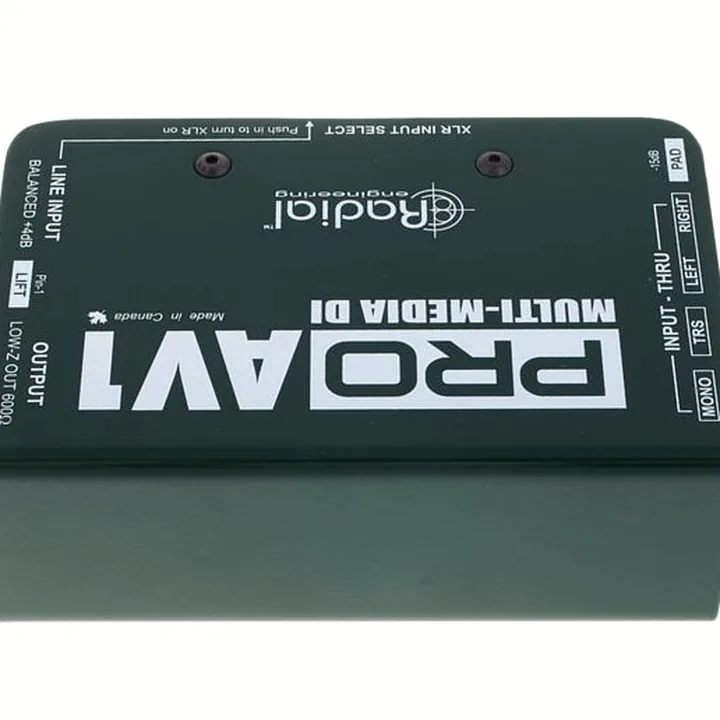 Radial Engineering Pro AV1 , Test, Avis et Comparatif