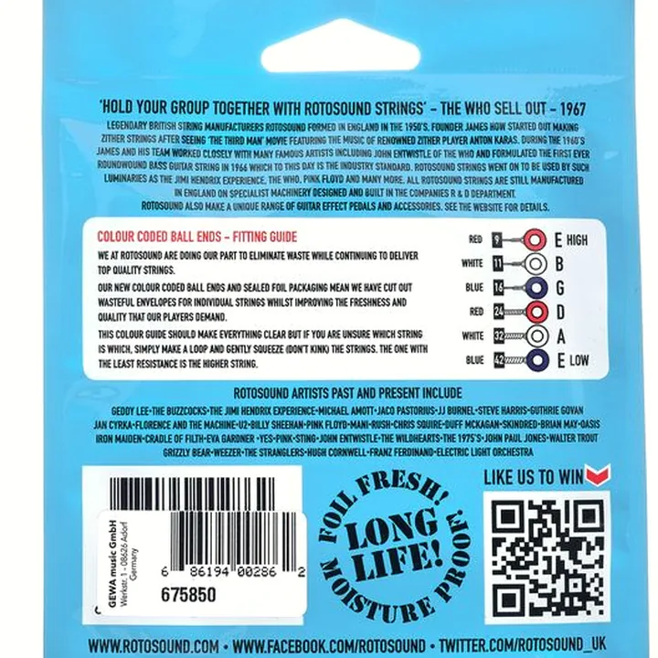 Rotosound PN9 Pure Nickels Comparatif, Test et Avis