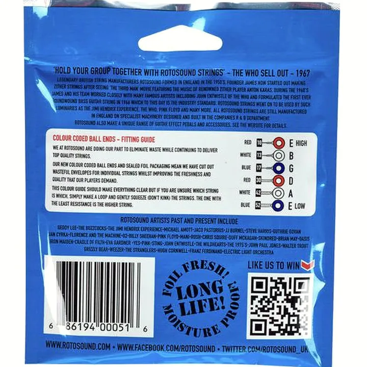 Rotosound RH10 Roto Blues – Comparatif, Test & Avis
