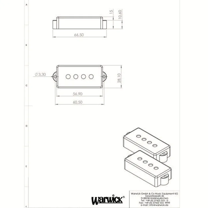 Sadowsky P/J-Style Bass Pickup 4-string / Avis, Test