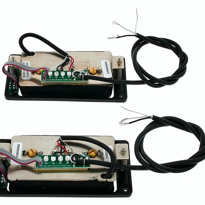 Seymour Duncan SHPR-1S P-Rail Set Flat BK