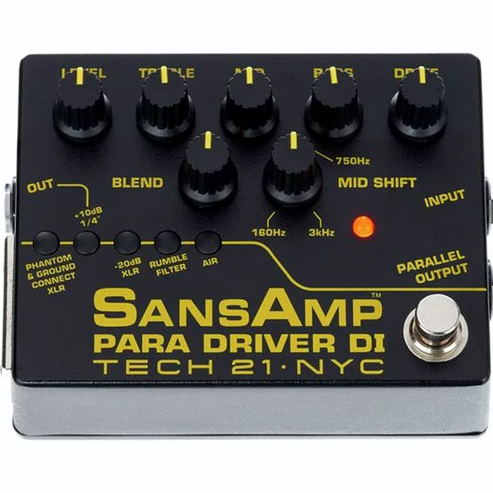 Tech 21 SansAmp Paradriver D.I. V2 : Test, Avis, Comparatif