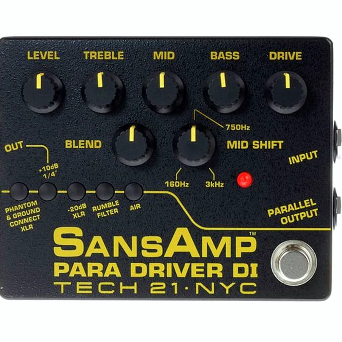 Tech 21 SansAmp Paradriver D.I. V2 : Test, Avis, Comparatif