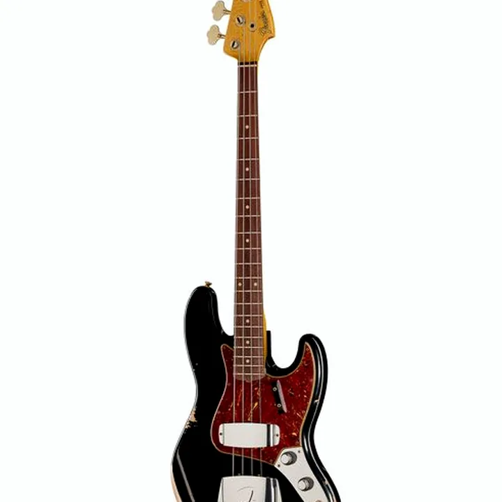 Basse électrique Fender 64 J-Bass BLK Relic