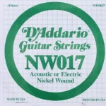 Test, Avis : Daddario NW017 Single String