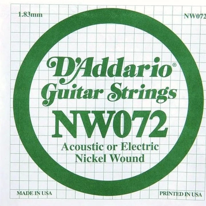 Test & Avis : Daddario NW072 Single String