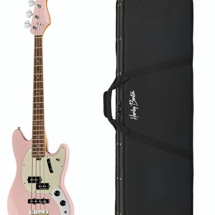 Test & Avis de la basse électrique Harley Benton MV-4MSB Shell Pink w/Case