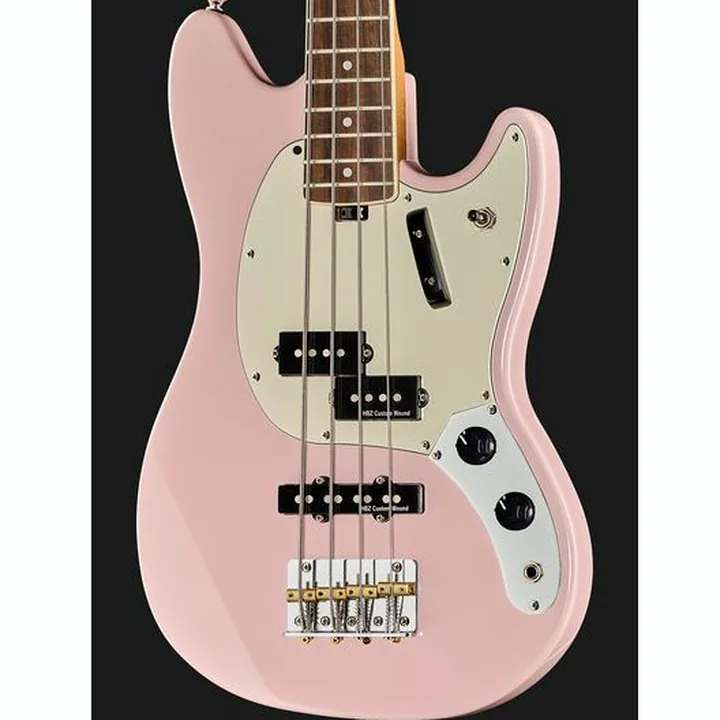 Test & Avis de la basse électrique Harley Benton MV-4MSB Shell Pink w/Case
