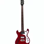 Test & Avis de la guitare électrique Danelectro 66BT Transparent Red