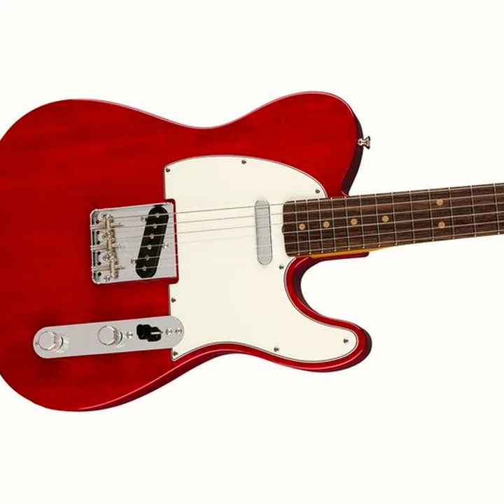 Test, Avis de la guitare électrique Fender AV II 63 TELE RW RED TRANS