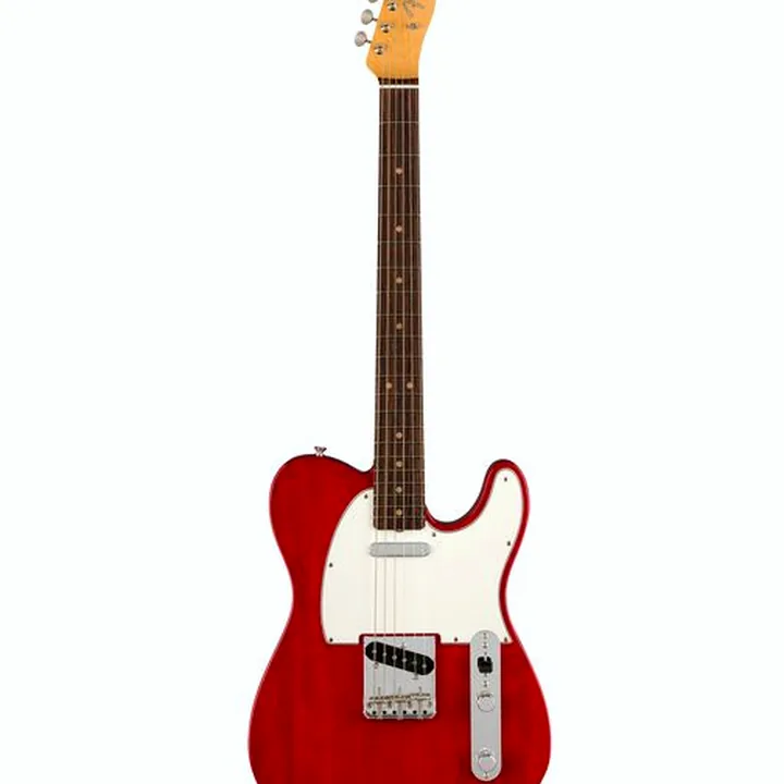 Guitare électrique Fender AV II 63 TELE RW RED TRANS
