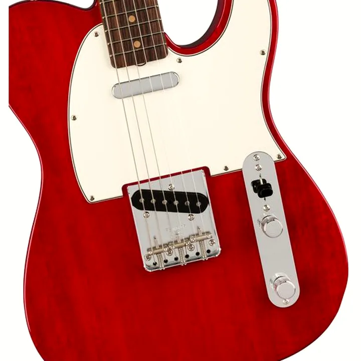 Test, Avis de la guitare électrique Fender AV II 63 TELE RW RED TRANS