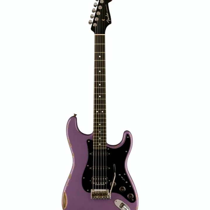 Guitare électrique Fender Custom Violet Strat Relic MBAM