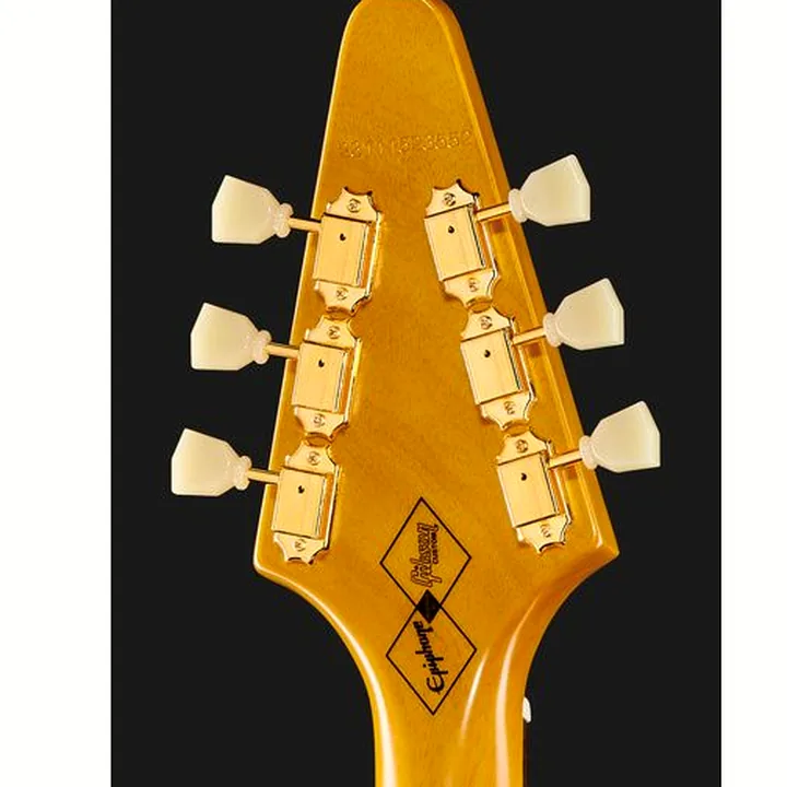 Test & Avis de la guitare Epiphone Flying V Korina Aged Nat. LH