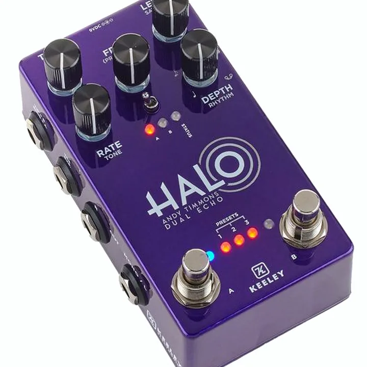 Test & Avis de la pédale Keeley HALO Andy Timmons Echo LTD