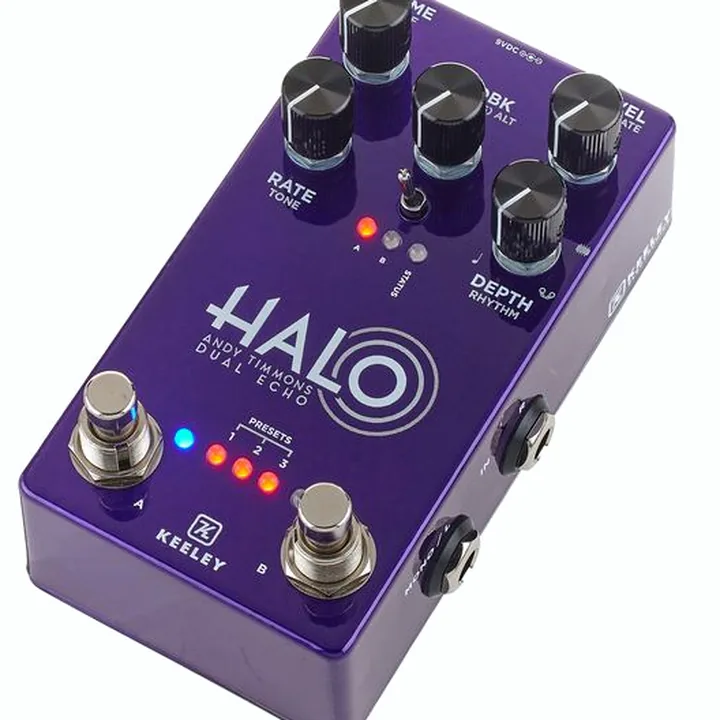 Test & Avis de la pédale Keeley HALO Andy Timmons Echo LTD