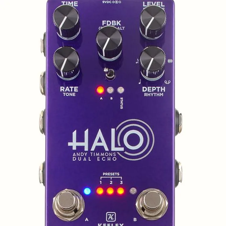 Test & Avis de la pédale Keeley HALO Andy Timmons Echo LTD