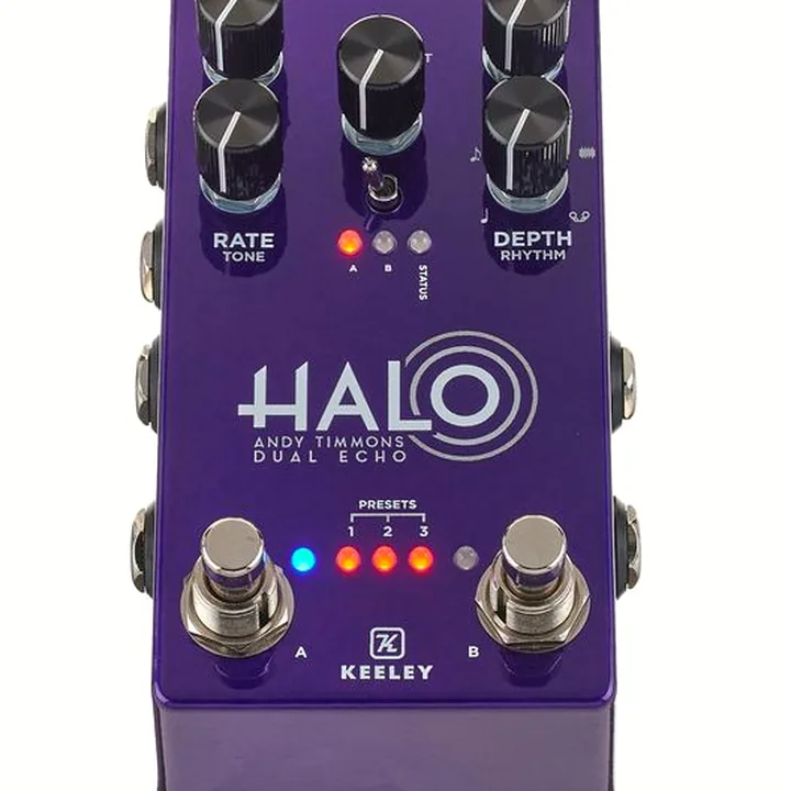 Test & Avis de la pédale Keeley HALO Andy Timmons Echo LTD