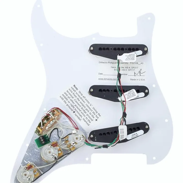 Test & Avis : DiMarzio HS Replacment Pickguard